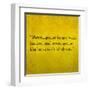 Inspirational Quote By Confucius On Earthy Background-nagib-Framed Art Print