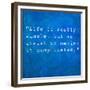 Inspirational Quote By Confucius On Earthy Background-nagib-Framed Premium Giclee Print