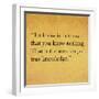 Inspirational Quote By Confucius On Earthy Background-nagib-Framed Art Print