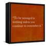 Inspirational Quote By Confucius On Earthy Background-nagib-Framed Stretched Canvas