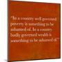 Inspirational Quote By Confucius On Earthy Background-nagib-Mounted Art Print