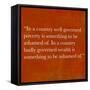 Inspirational Quote By Confucius On Earthy Background-nagib-Framed Stretched Canvas