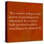 Inspirational Quote By Confucius On Earthy Background-nagib-Stretched Canvas