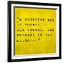 Inspirational Quote By Confucius On Earthy Background-nagib-Framed Art Print