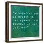 Inspirational Quote By Confucius On Earthy Background-nagib-Framed Art Print