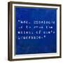 Inspirational Quote By Confucius On Earthy Background-nagib-Framed Premium Giclee Print