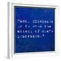 Inspirational Quote By Confucius On Earthy Background-nagib-Framed Premium Giclee Print