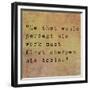 Inspirational Quote By Confucius On Earthy Background-nagib-Framed Premium Giclee Print