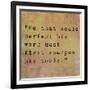 Inspirational Quote By Confucius On Earthy Background-nagib-Framed Art Print