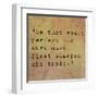 Inspirational Quote By Confucius On Earthy Background-nagib-Framed Art Print