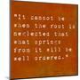 Inspirational Quote By Confucius On Earthy Background-nagib-Mounted Art Print