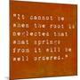 Inspirational Quote By Confucius On Earthy Background-nagib-Mounted Art Print