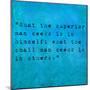 Inspirational Quote By Confucius On Earthy Background-nagib-Mounted Art Print