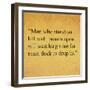 Inspirational Quote By Confucius On Earthy Background-nagib-Framed Art Print