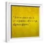 Inspirational Quote By Confucius On Earthy Background-nagib-Framed Art Print