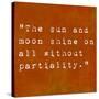 Inspirational Quote By Confucius On Earthy Background-nagib-Stretched Canvas