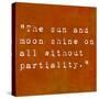 Inspirational Quote By Confucius On Earthy Background-nagib-Stretched Canvas