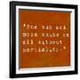 Inspirational Quote By Confucius On Earthy Background-nagib-Framed Art Print