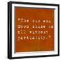 Inspirational Quote By Confucius On Earthy Background-nagib-Framed Art Print