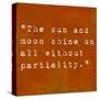 Inspirational Quote By Confucius On Earthy Background-nagib-Stretched Canvas