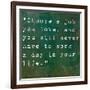 Inspirational Quote By Confucius On Earthy Green Background-nagib-Framed Art Print