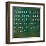 Inspirational Quote By Confucius On Earthy Green Background-nagib-Framed Art Print