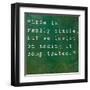 Inspirational Quote By Confucius On Earthy Green Background-nagib-Framed Art Print