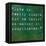 Inspirational Quote By Confucius On Earthy Green Background-nagib-Framed Stretched Canvas