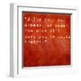 Inspirational Quote By Farrah Gray On Earthy Red Background-nagib-Framed Art Print