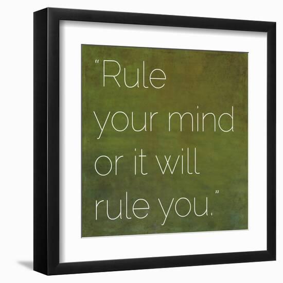 Inspirational Quote by Gautama Buddha (563 BC-483 BC)-nagib-Framed Art Print