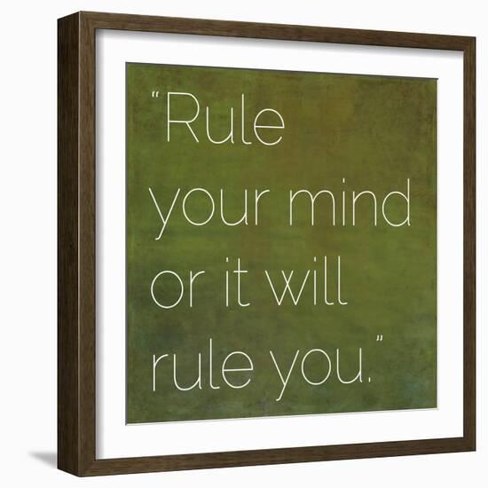 Inspirational Quote by Gautama Buddha (563 BC-483 BC)-nagib-Framed Art Print