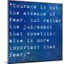 Inspirational Quote By James Neil Hollingworth On Earthy Blue Background-nagib-Mounted Art Print