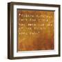 Inspirational Quote By John Wooden On Earthy Brown Background-nagib-Framed Art Print