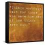 Inspirational Quote By John Wooden On Earthy Brown Background-nagib-Framed Stretched Canvas