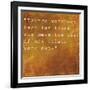 Inspirational Quote By John Wooden On Earthy Brown Background-nagib-Framed Art Print