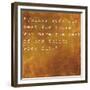 Inspirational Quote By John Wooden On Earthy Brown Background-nagib-Framed Premium Giclee Print