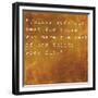 Inspirational Quote By John Wooden On Earthy Brown Background-nagib-Framed Premium Giclee Print