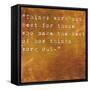 Inspirational Quote By John Wooden On Earthy Brown Background-nagib-Framed Stretched Canvas