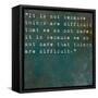 Inspirational Quote By Seneca On Earthy Background-nagib-Framed Stretched Canvas