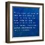 Inspirational Quote By Siddhartha Gautama (The Buddha) On Earthy Background-nagib-Framed Art Print