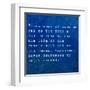 Inspirational Quote By Siddhartha Gautama (The Buddha) On Earthy Background-nagib-Framed Art Print