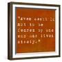Inspirational Quote By Siddhartha Gautama (The Buddha) On Earthy Background-nagib-Framed Art Print
