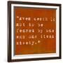 Inspirational Quote By Siddhartha Gautama (The Buddha) On Earthy Background-nagib-Framed Art Print