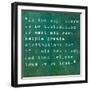 Inspirational Quote By Siddhartha Gautama (The Buddha) On Earthy Background-nagib-Framed Art Print