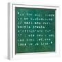 Inspirational Quote By Siddhartha Gautama (The Buddha) On Earthy Background-nagib-Framed Art Print