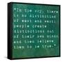 Inspirational Quote By Siddhartha Gautama (The Buddha) On Earthy Background-nagib-Framed Stretched Canvas