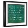 Inspirational Quote By Siddhartha Gautama (The Buddha) On Earthy Background-nagib-Framed Art Print