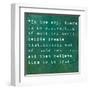 Inspirational Quote By Siddhartha Gautama (The Buddha) On Earthy Background-nagib-Framed Art Print