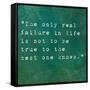 Inspirational Quote By Siddhartha Gautama (The Buddha) On Earthy Background-nagib-Framed Stretched Canvas