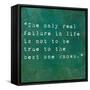 Inspirational Quote By Siddhartha Gautama (The Buddha) On Earthy Background-nagib-Framed Stretched Canvas